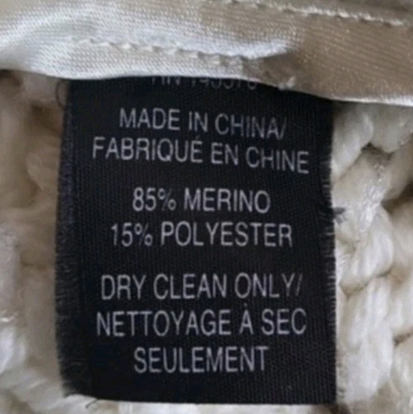 S-L Rare Kim Haller Heavy Knit Merino Wool Blend Open Front Cardigan MSRP $600 - Picture 12 of 16